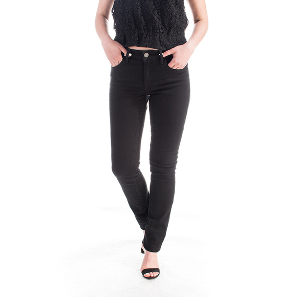 GOLD SIGN MEDIUM RISE SLIM JEANS | WOMENS SIZE 27 - Picture 1 of 5